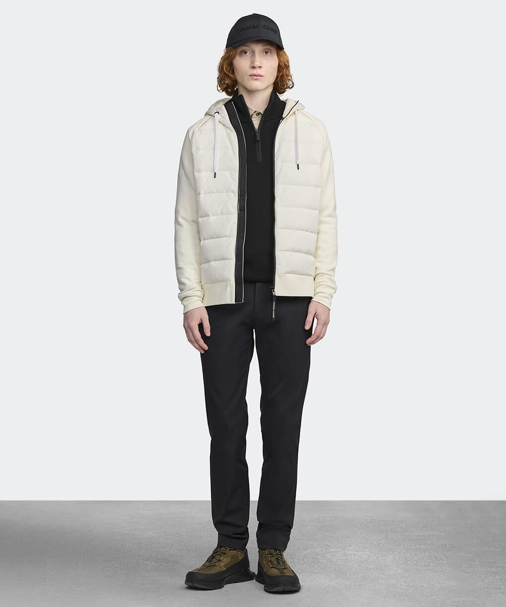 ハイブリッジ ヒューロン フルジップ フーディー ブラックレーベル