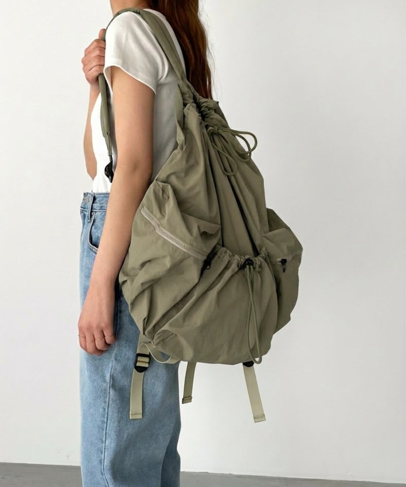 El marドローストリングバックパック/ナップサック | CANAL JEAN