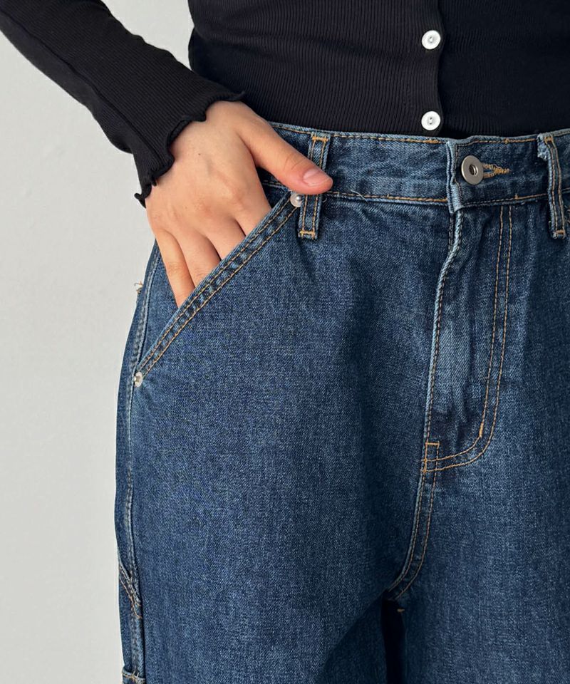 キャナルジーン CANAL JEAN El mar ヨークデニムパンツ （インディゴ