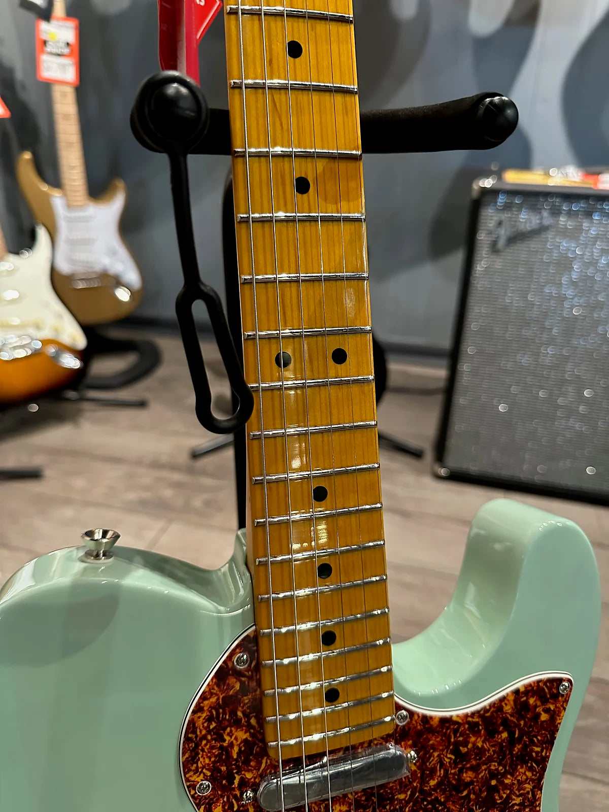 American Professional II Telecaster Thinline LTD - Transparent Surf Gr