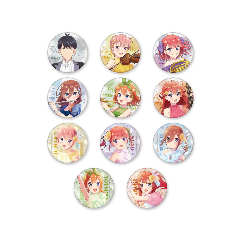 缶バッジ ランダム11種（五等分の花嫁 5th Anniversary EVENT in 横浜