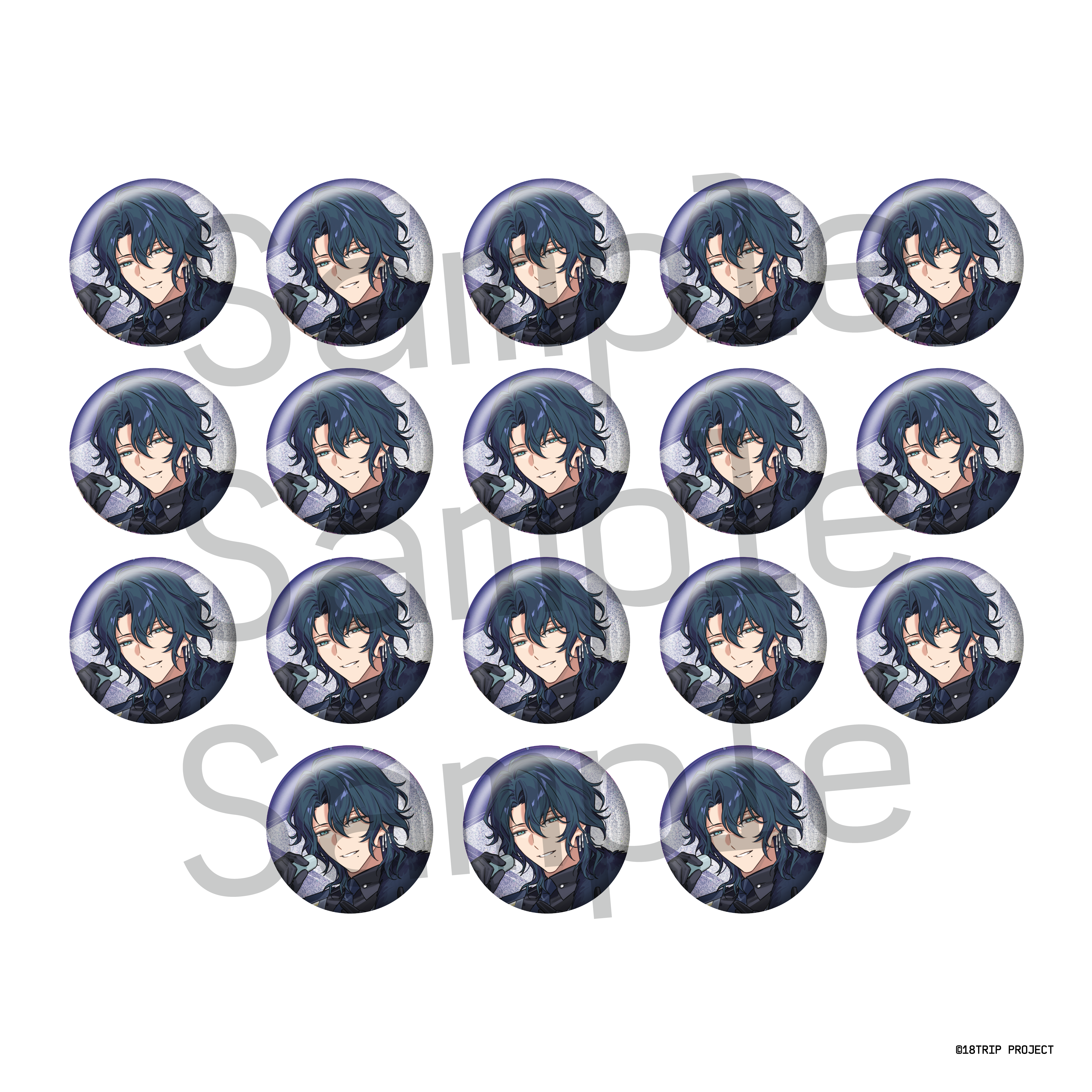 ラメ缶バッジ 18個セット（HAMAツアーズpresents “おもてなしライブ