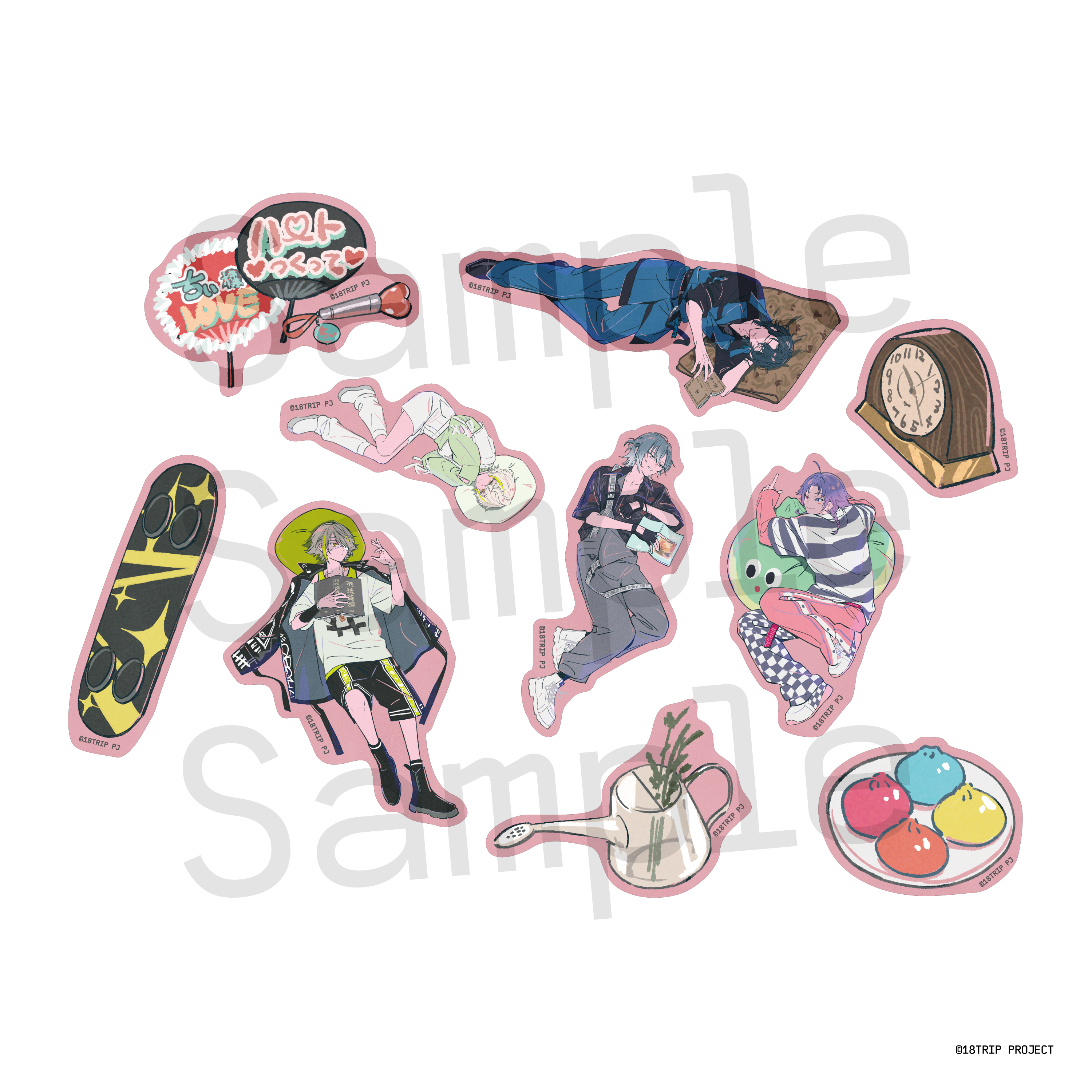 18TRIP Good Luck 缶バッジコンプリートセット(18is) | きゃにめ