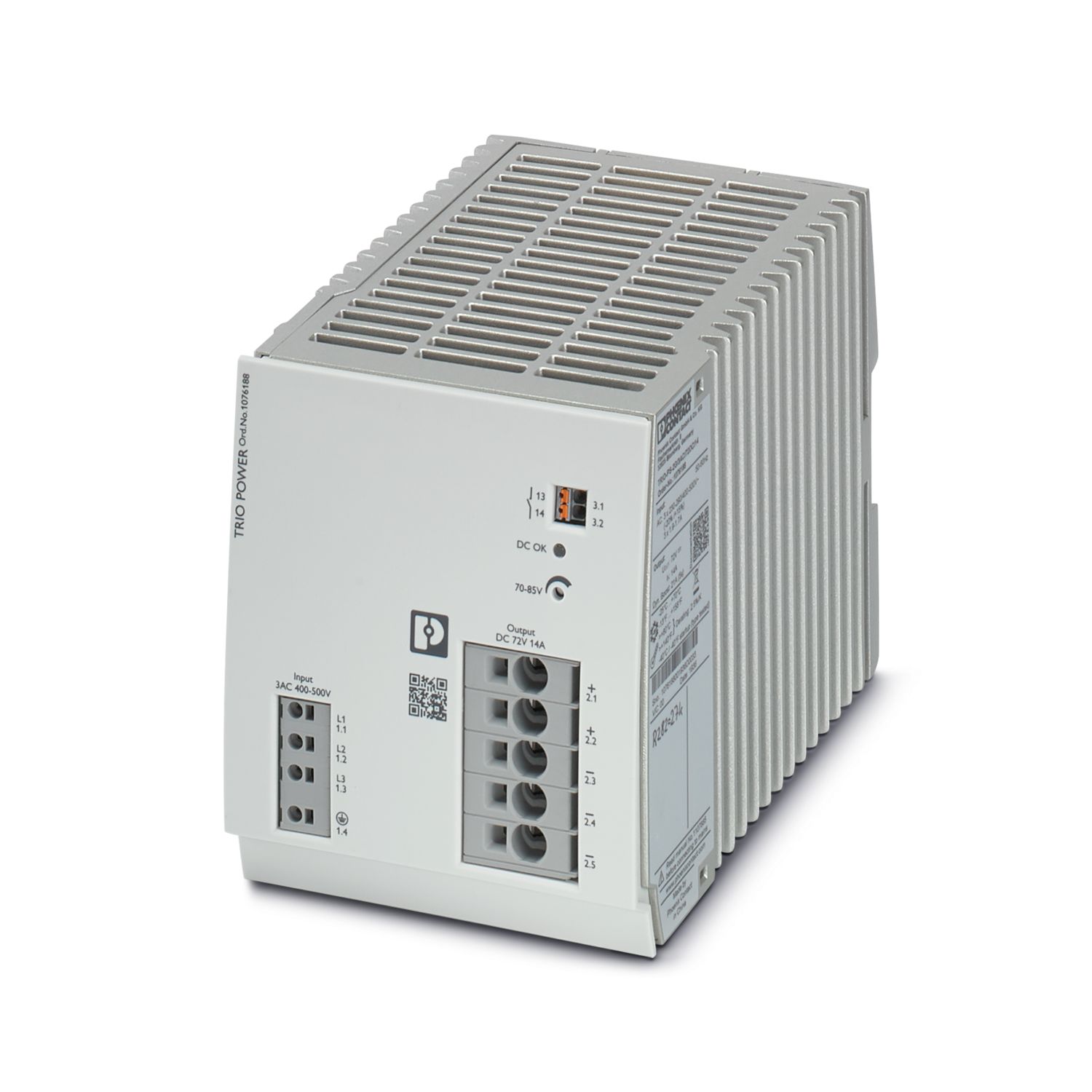TRIO-PS-2G/3AC/72DC/14 - Power supply - 1076188 | Phoenix Contact