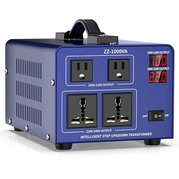 ヤマダモール | 1000VA 変圧器 100V 220V 100V-120V/220V-240V 入力