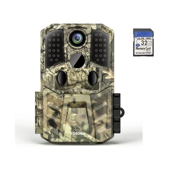 ヤマダモール | トレイルカメラ WOSODA 防犯カメラ 赤外線カメラ 1920P