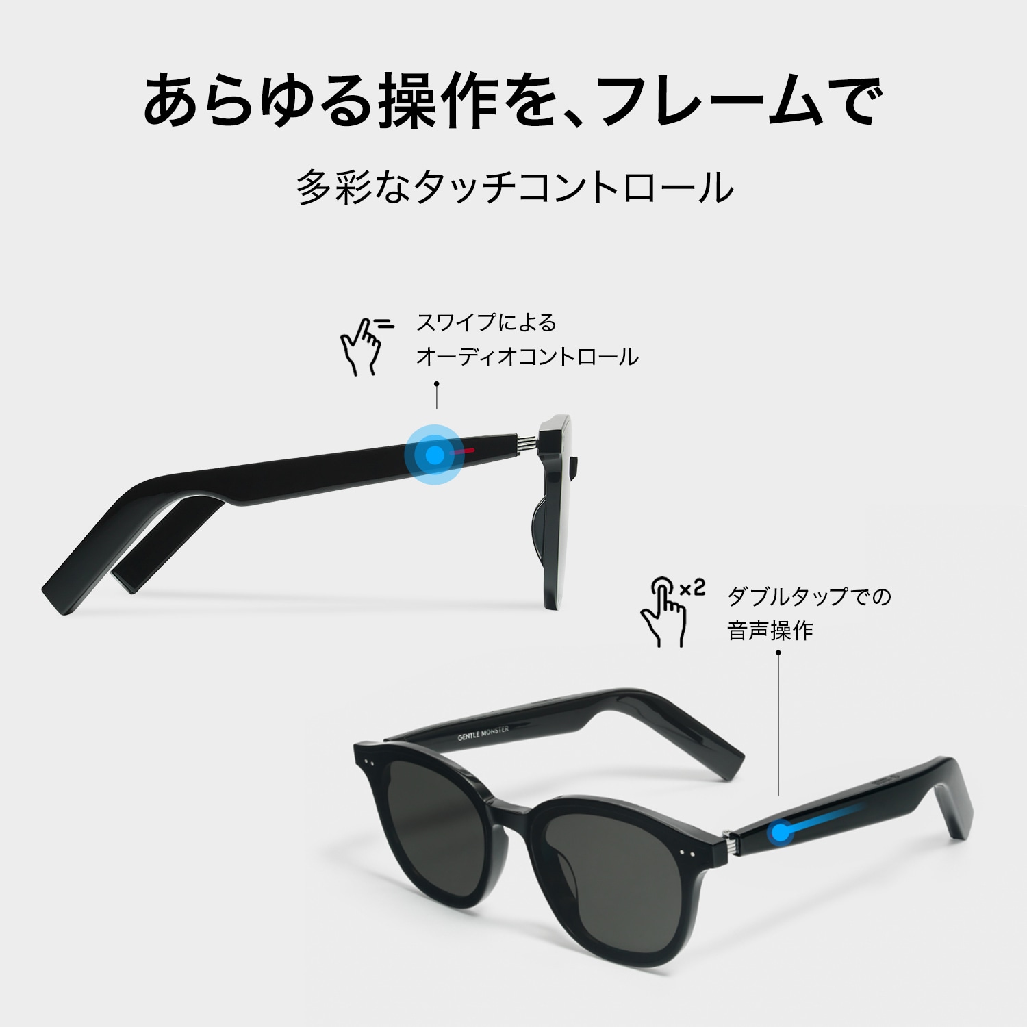 HUAWEI X GENTLE MONSTER Eyewear II／SMART LANG レンズカラー有り