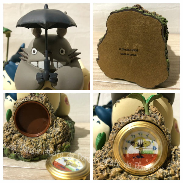 ジブリ グッズ となりのトトロ ミニ置時計 どんどこおどり スタジオ