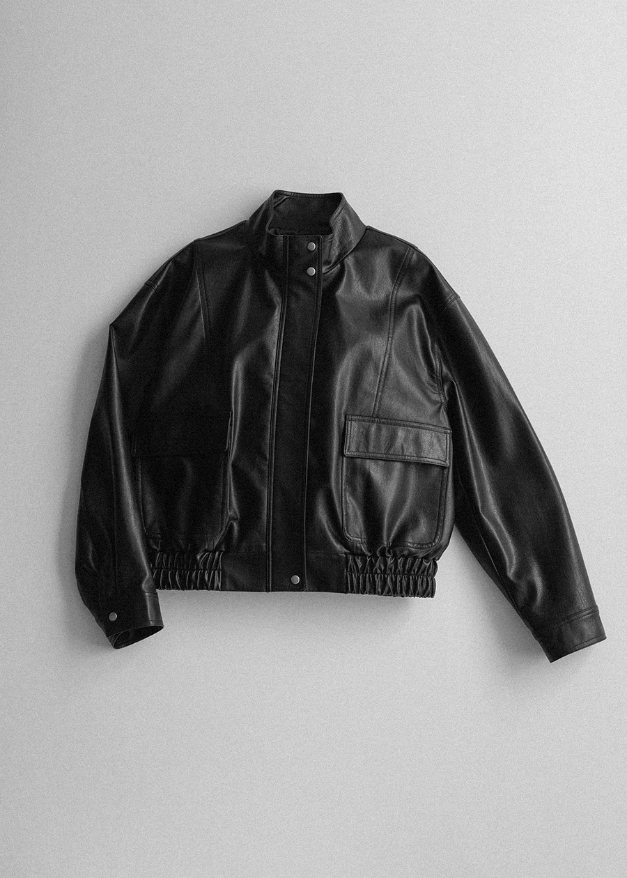 linger leather jacket | OHOTORO