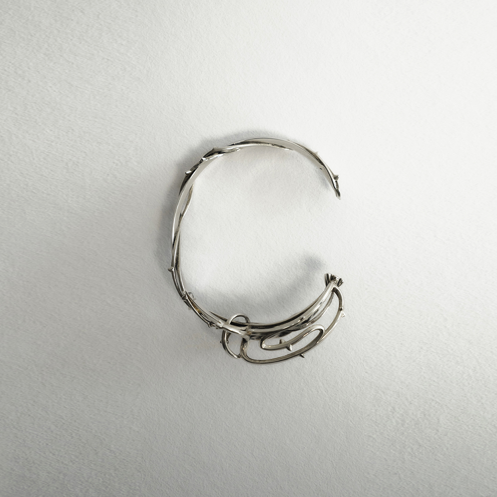 NULLUS : 눌루스] SWORD & THORMS 925 SILVER BRACELET - SAMPLAS