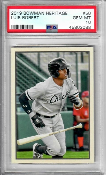 PSA Set Registry Showcase: Luis Robert Rookies