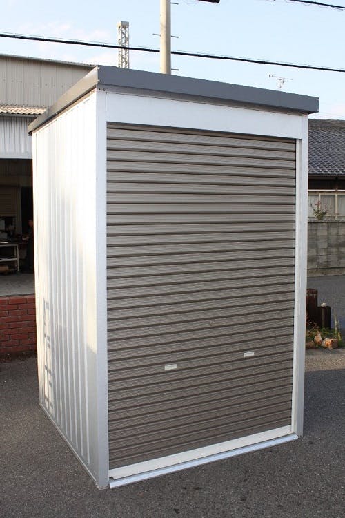 多目的万能物置（シャッター付） DMG-7H 幅166cm×奥行179.5cmサイズ