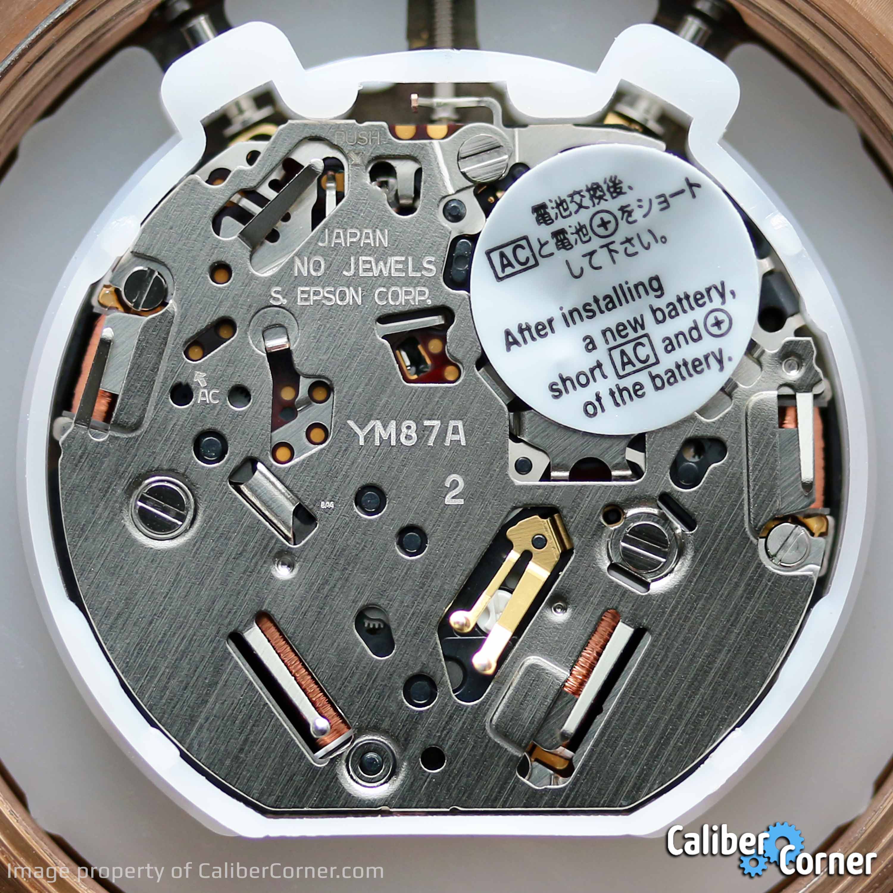 S. Epson Caliber YM87A Watch Movement