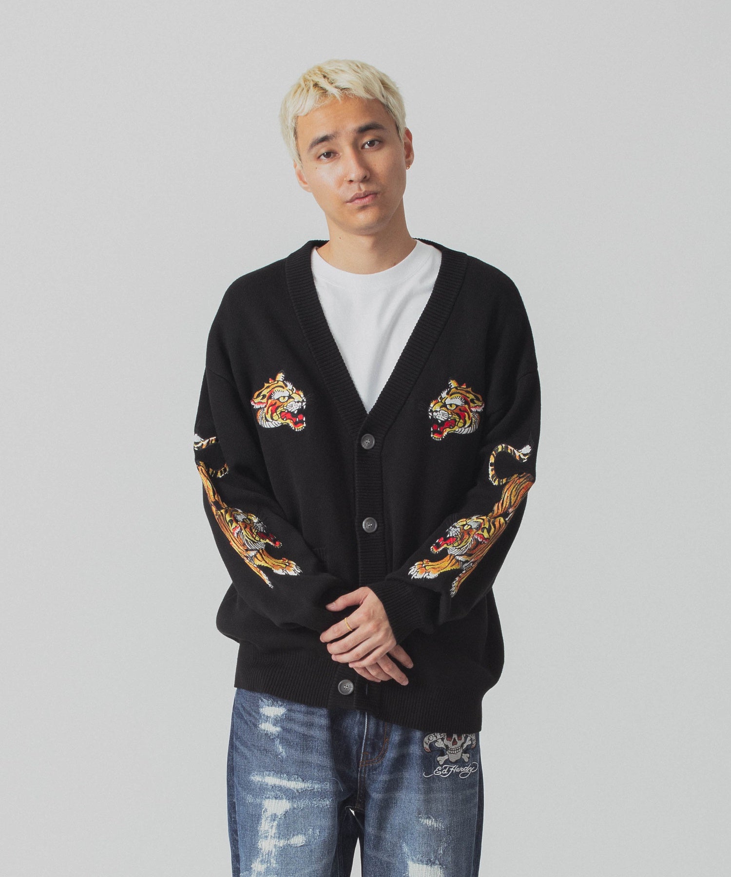XLARGE×ED HARDY KNIT CARDIGAN – calif（カリフ）公式サイト