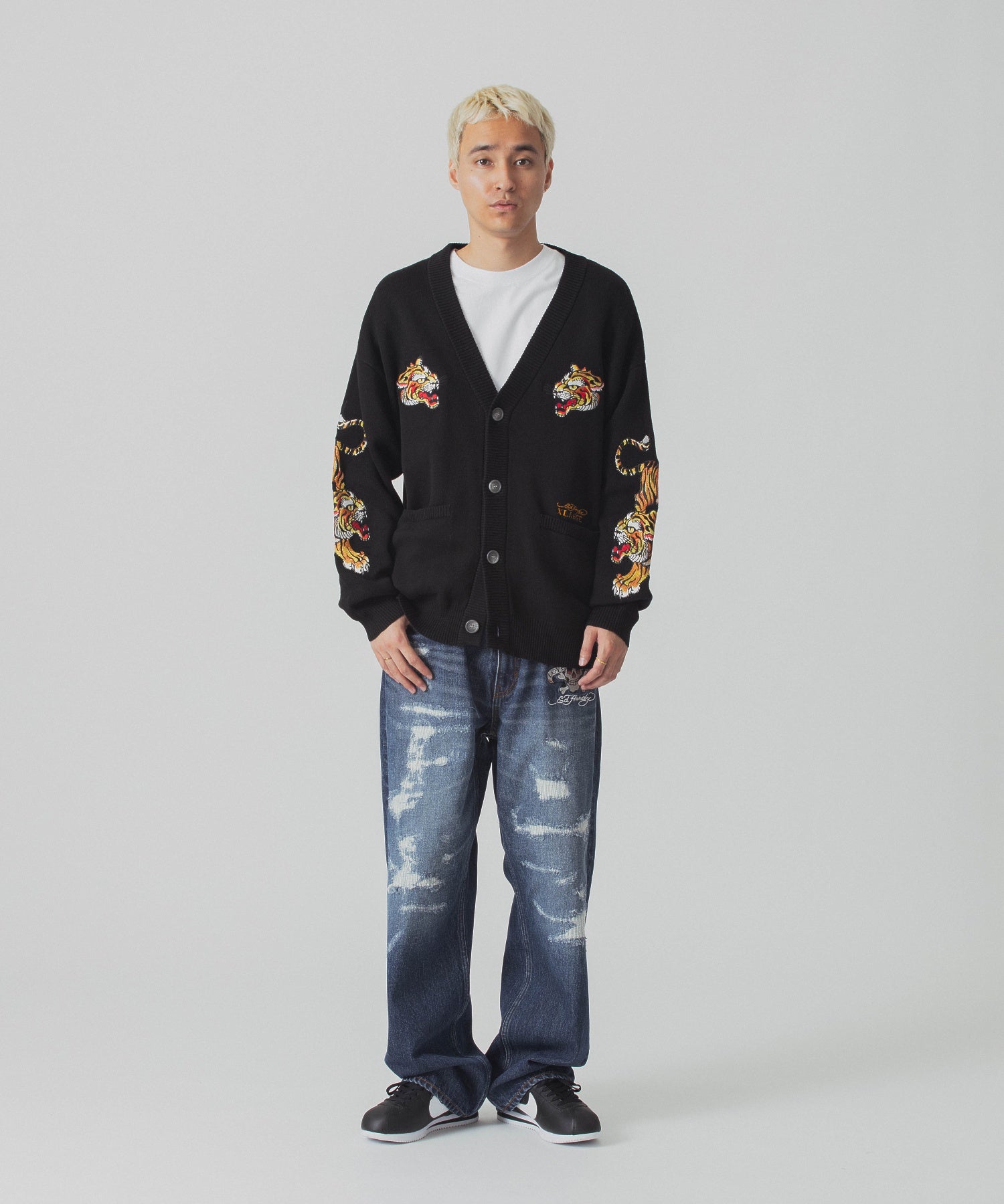 XLARGE×ED HARDY KNIT CARDIGAN – calif（カリフ）公式サイト