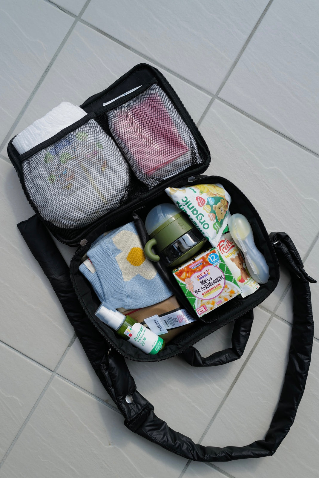 quilting mothers pouch bag -BLK- – Calin ONLINESTORE