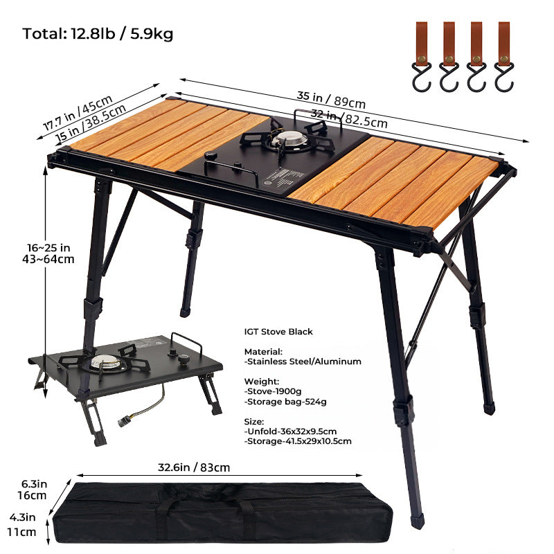IGT Multi Function Camping Table