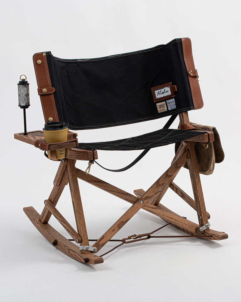 HEKA chair Leather original black fabric – calma store Japan