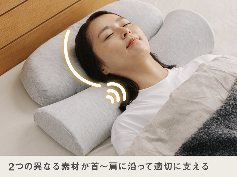 公式】首と肩のことだけを考えたダブル枕PLUS │ CALQS（カルクス