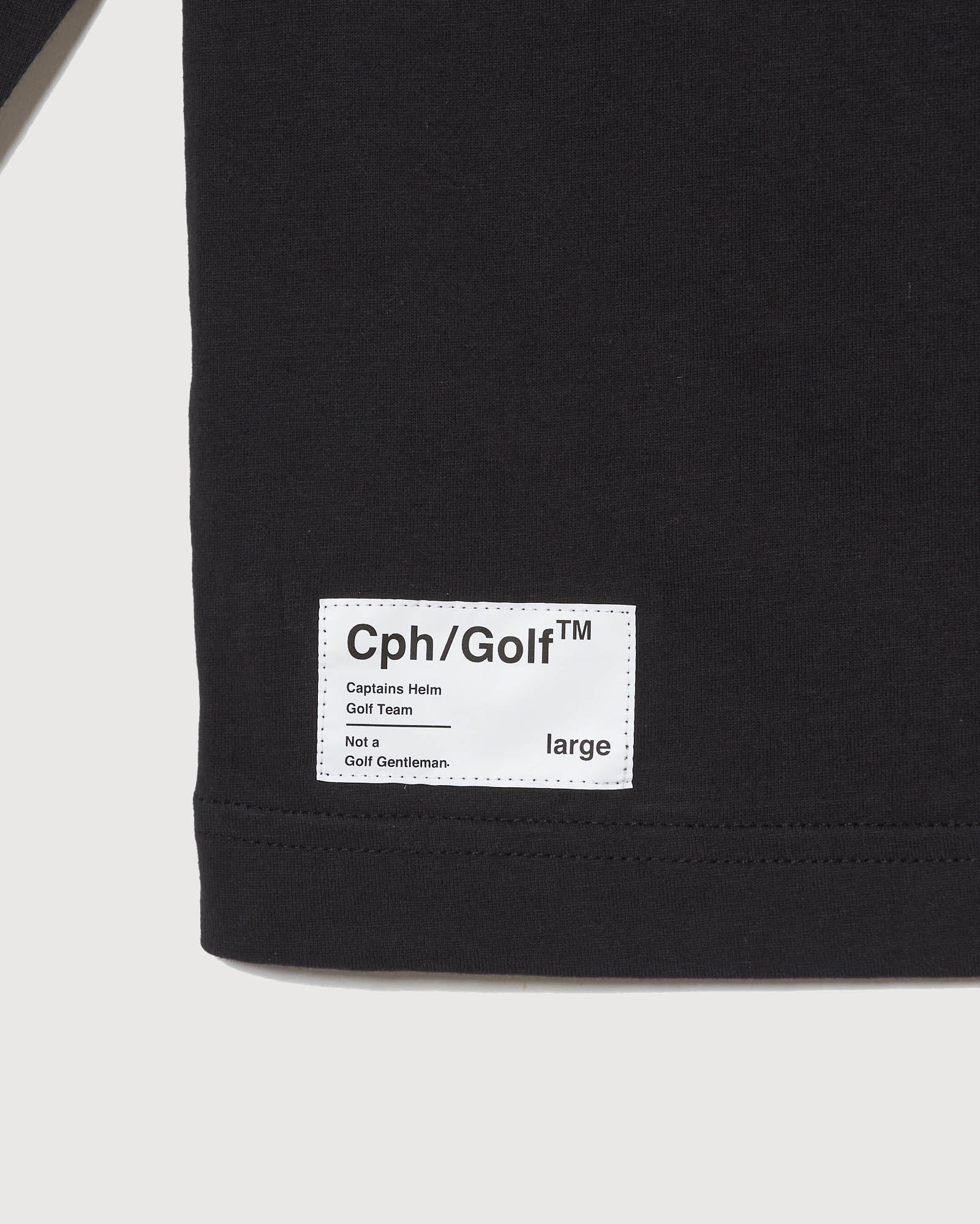 SHELTECH® × Cph/Golf™ #OLD ENGLISH LOGO L/S MOCK NECK TEE – Cph