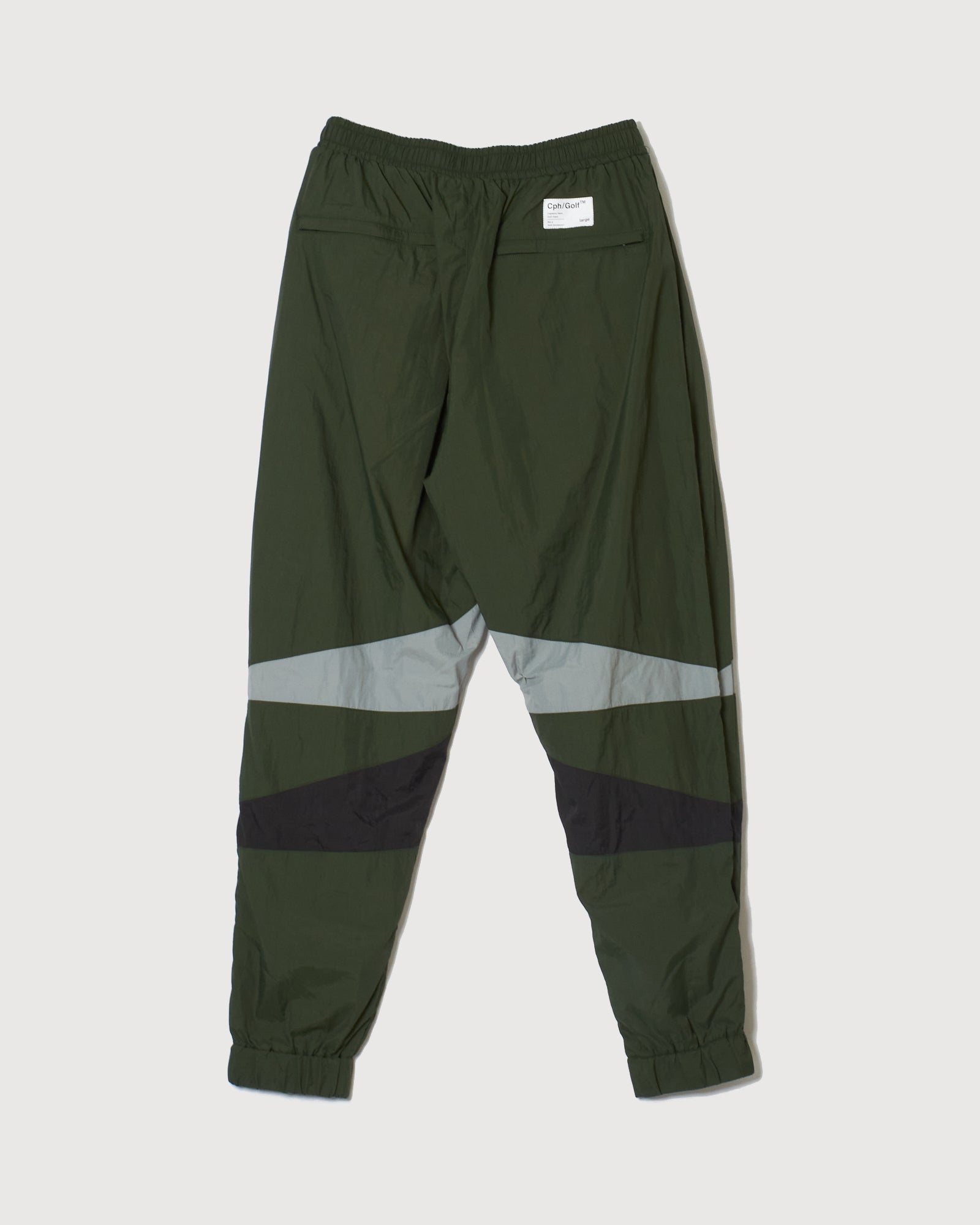 SIDE ZIPPER NYLON PANTS - GREEN - – Cph/Golf™︎