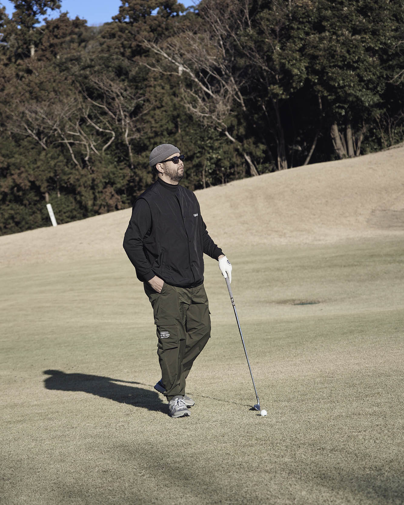 AS2OV × Cph/Golf™ #ADJUSTABLE CARGO PANTS - KHAKI - – Cph/Golf™︎
