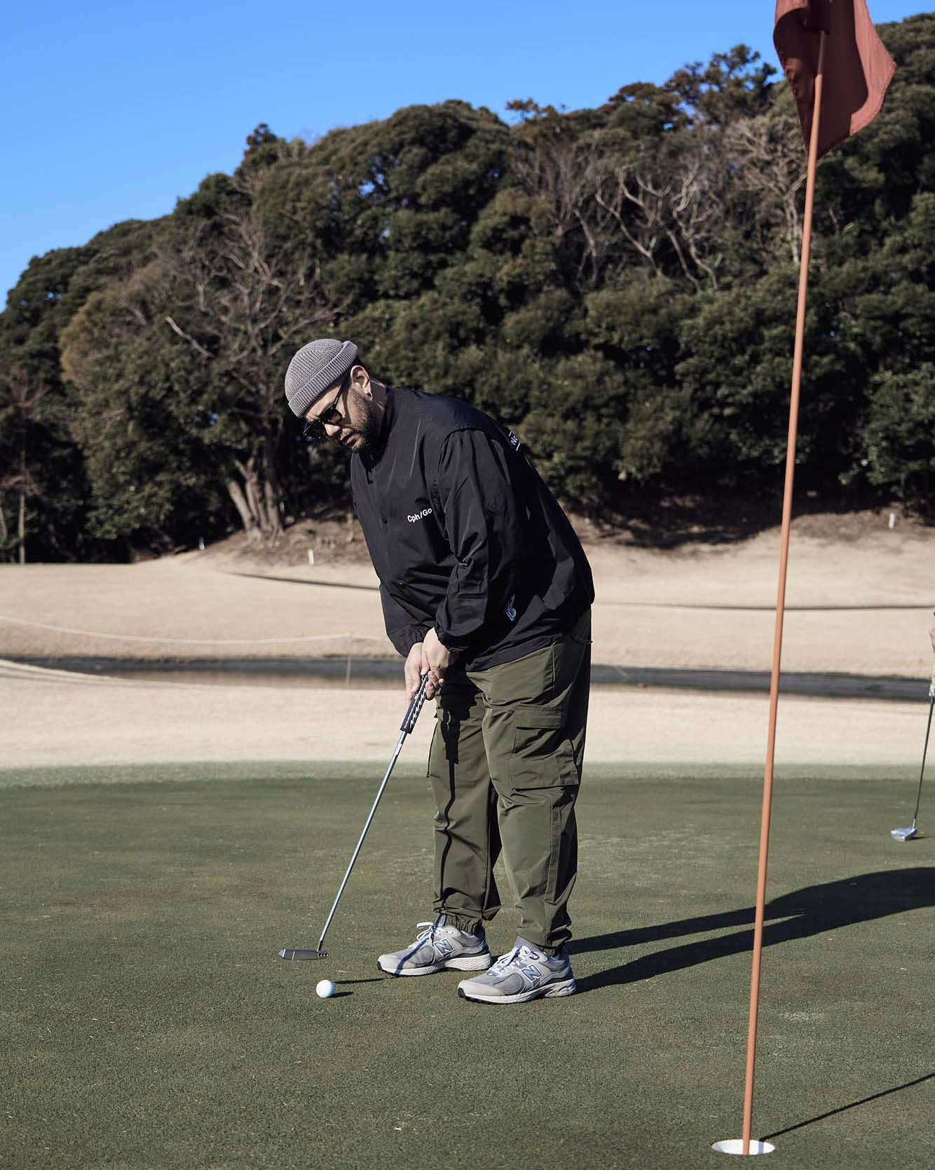 AS2OV × Cph/Golf™ #ADJUSTABLE CARGO PANTS - KHAKI - – Cph/Golf™︎