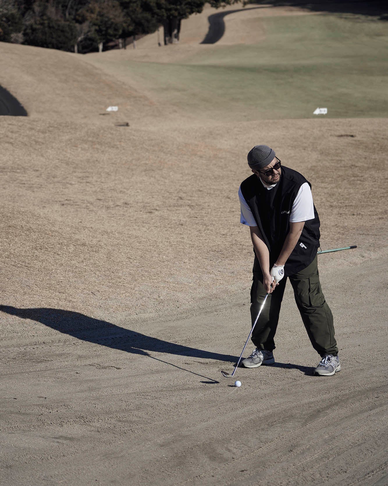 AS2OV × Cph/Golf™ #ADJUSTABLE CARGO PANTS - KHAKI - – Cph/Golf™︎