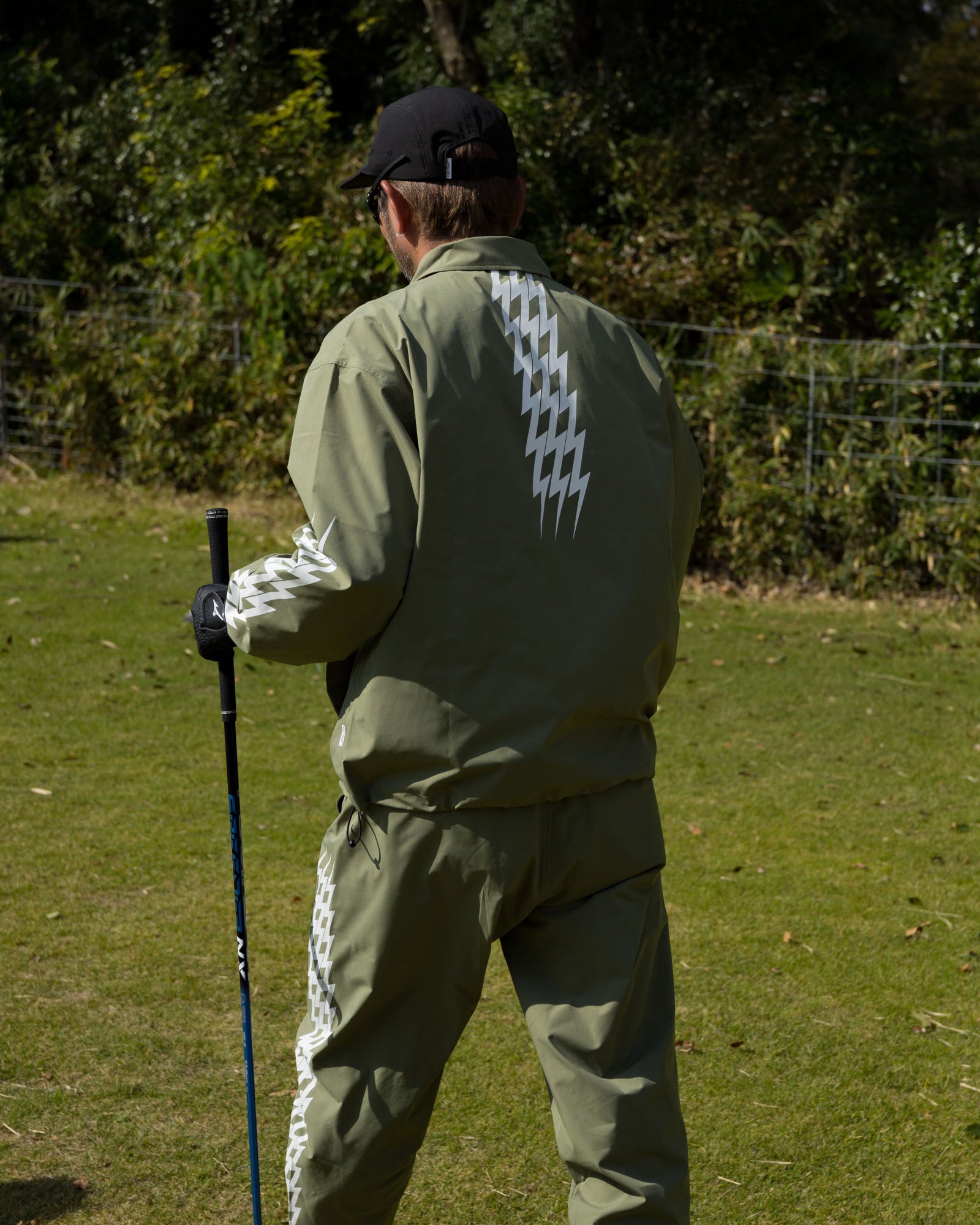 THUNDER STRIPES W-P ADJUSTABLE PANTS - KHAKI - – Cph/Golf™︎