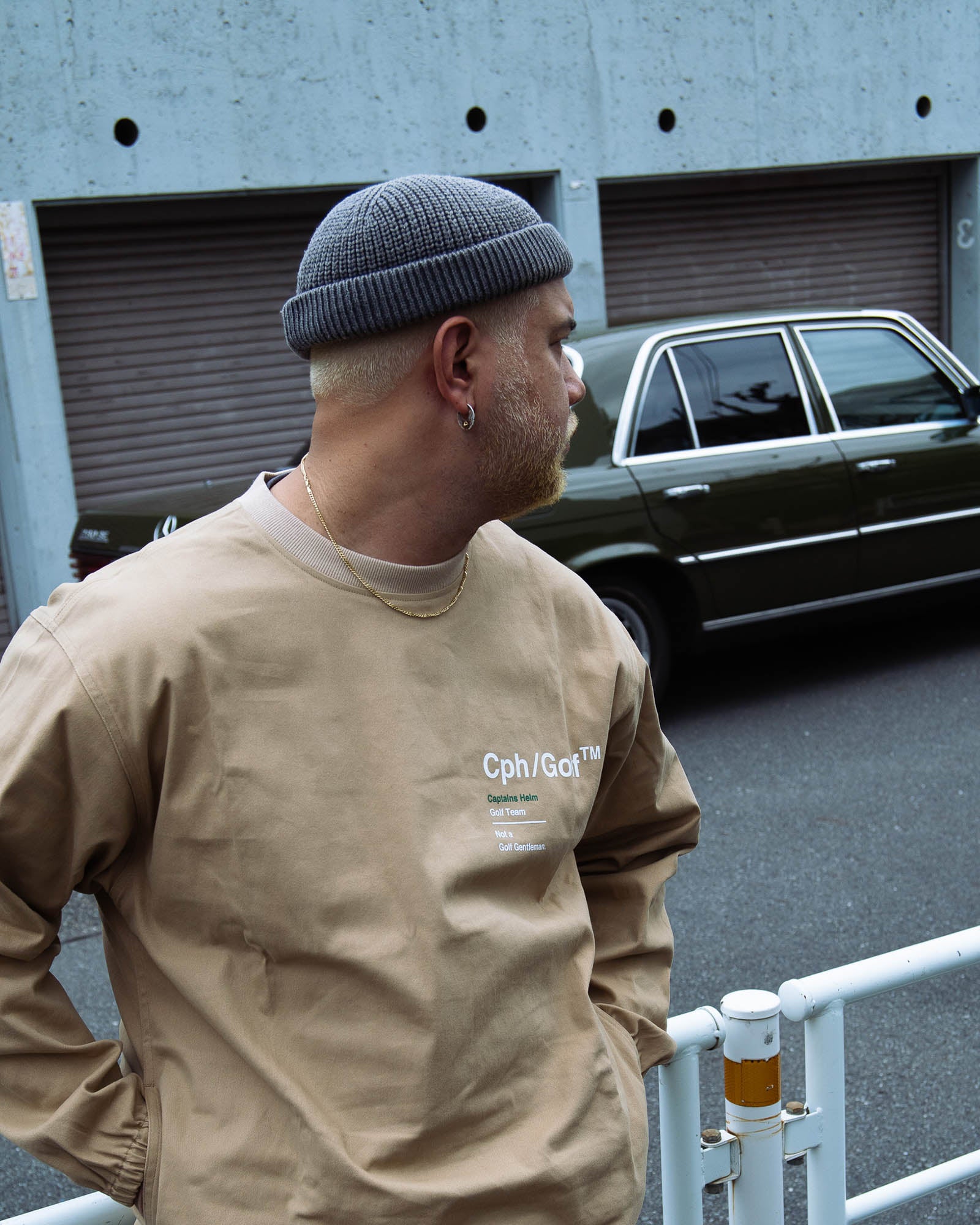 COTTON TRACK PULLOVER JACKET – Cph/Golf™︎