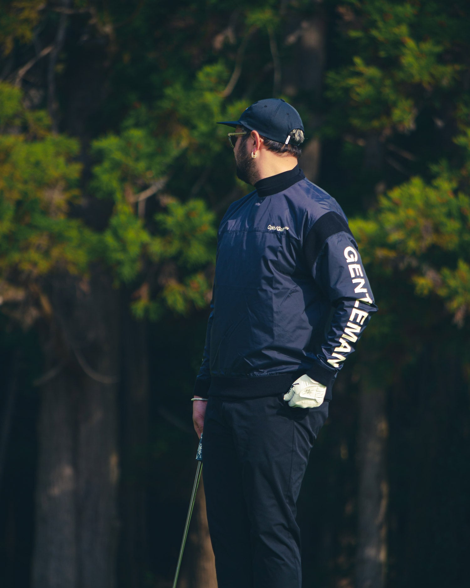 Cph/Golf™️ #WATER-PROOF P/O JACKET - BLACK - – Cph/Golf™︎