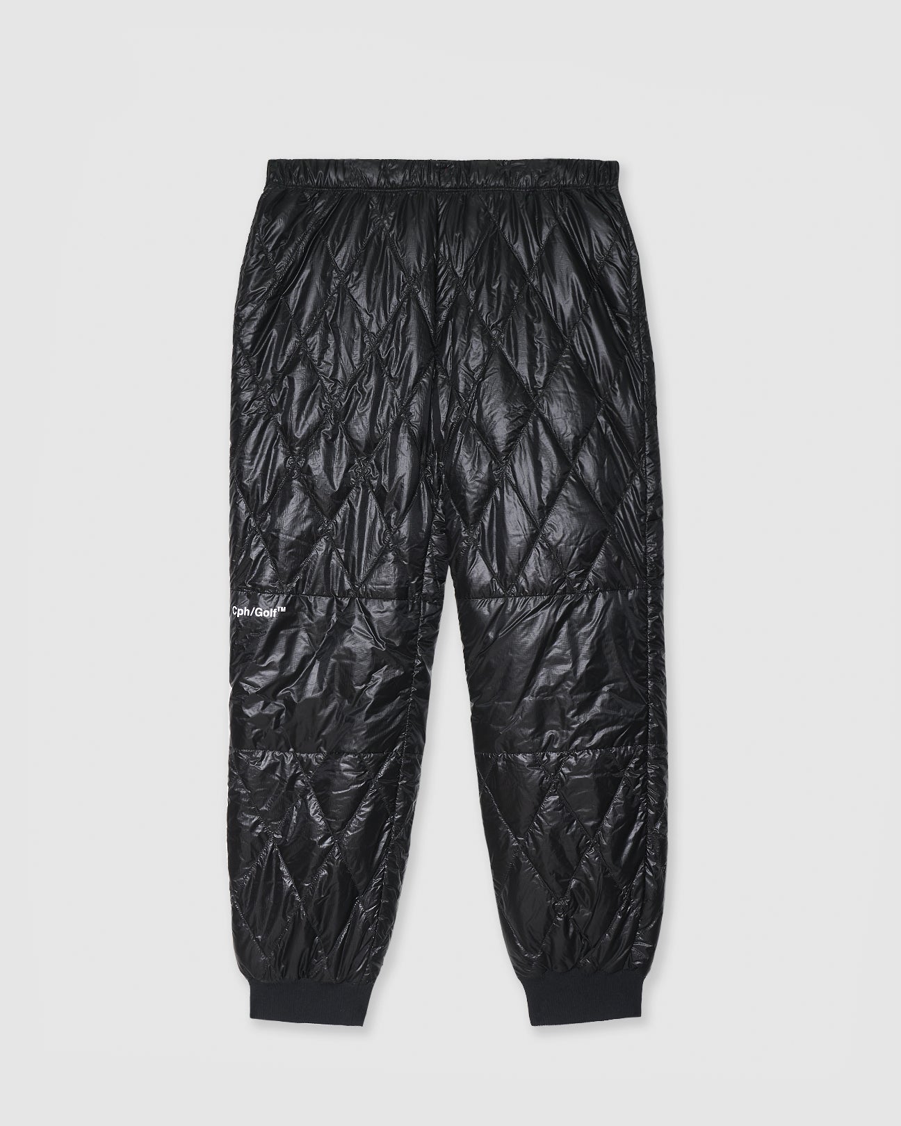 NANGA® × Cph/Golf™ #QLT DOWN TRACK PANTS - BLACK - – Cph/Golf™︎