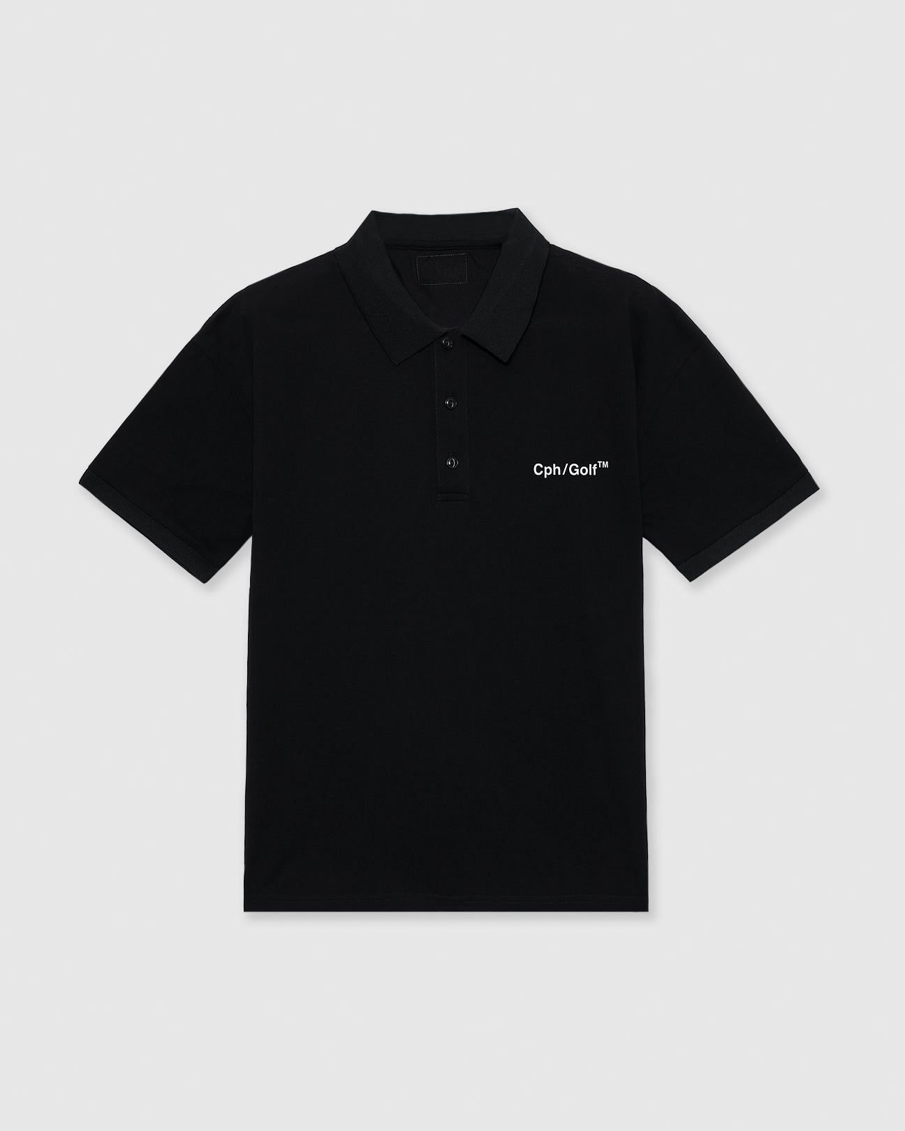 Cph/Golf™️ #Cph/Golf TM POLO - BLACK - – Cph/Golf™︎