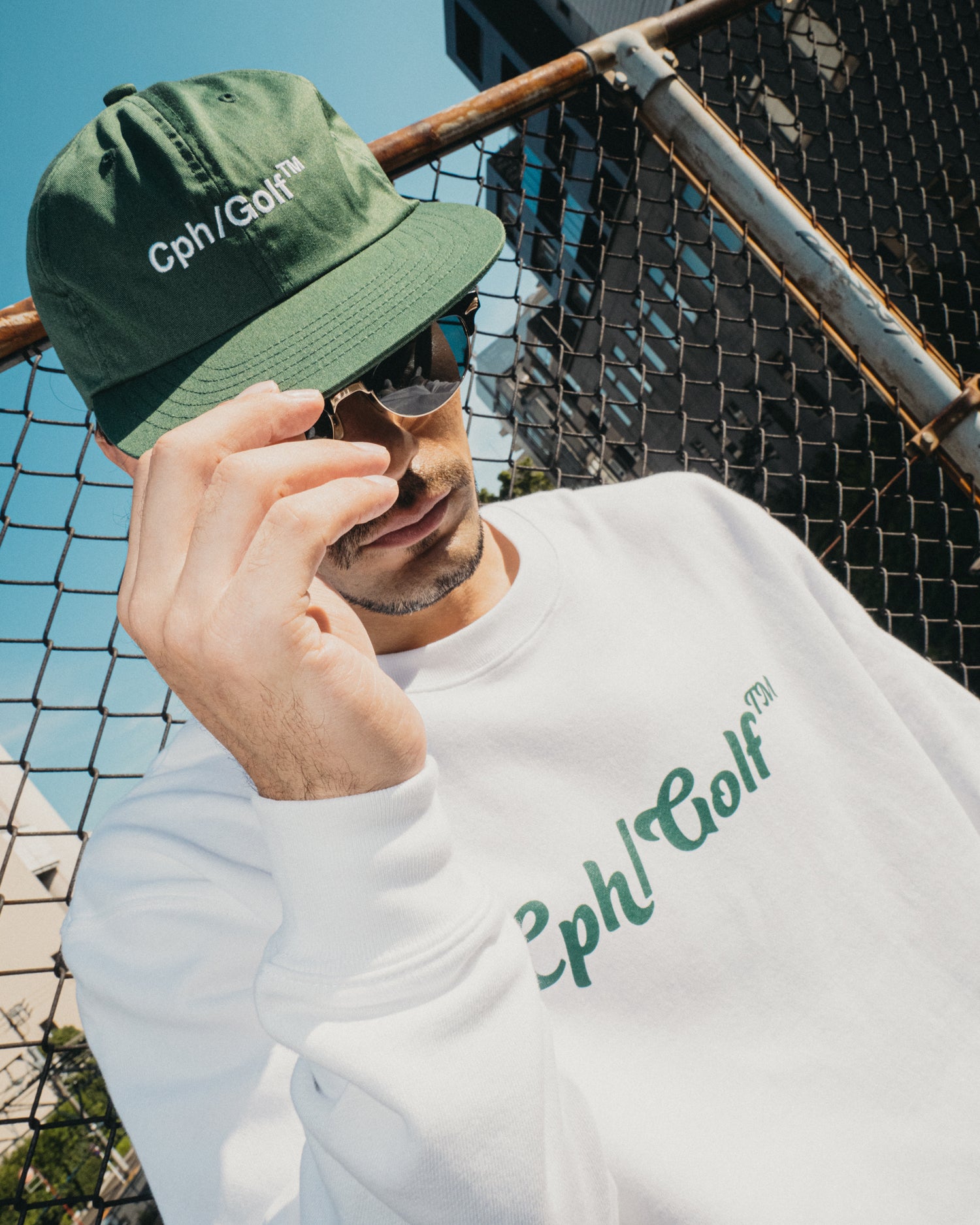 Cph/Golf TM CAP - WHITE - – Cph/Golf™︎