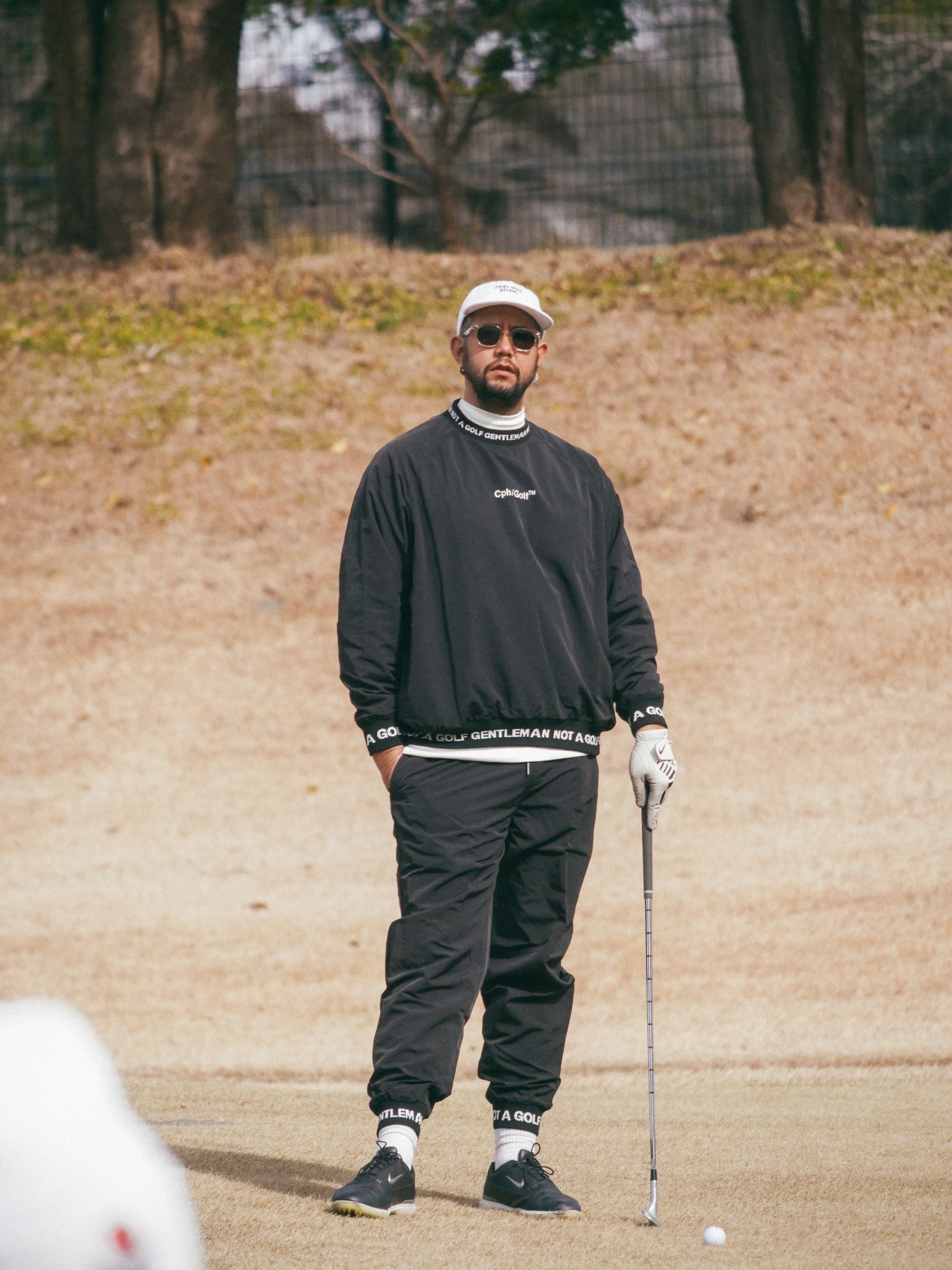 CHG22-SS-P02 #GENTLEMAN NYLON PANTS - BLACK - – Cph/Golf™︎