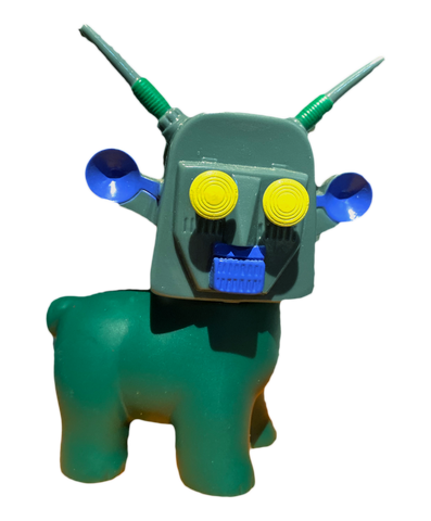 Grody Shogun Sofubi Art Toys, Sofvi Kaiju Custom Mashup Figures