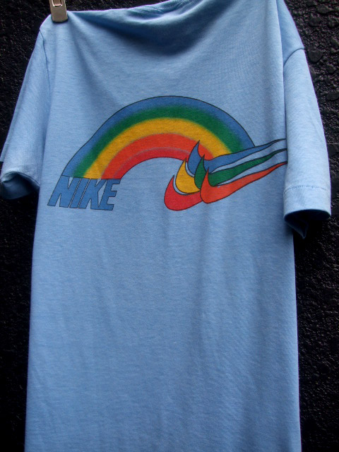 1970〜80's “ ナイキ （ NIKE ） ” レインボーナイキ Tシャツ