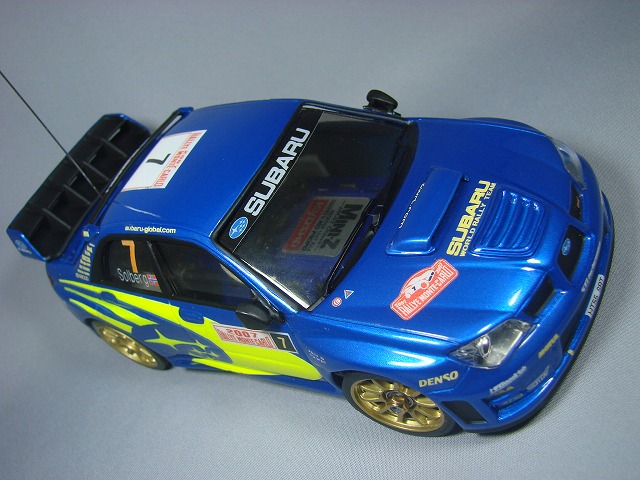 スバル・インプレッサ・WRC 2007完成: dream MINI-Z&dNaNo RC CAR ZONE
