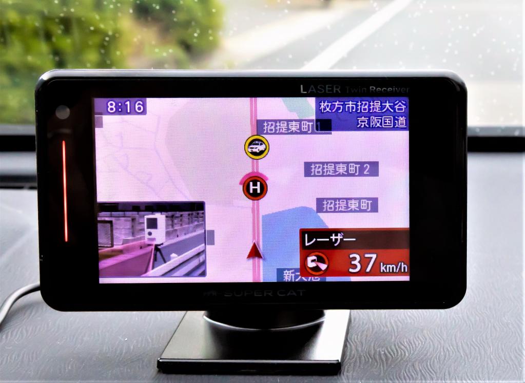 ユピテルのレーザー＆レーダー探知機、LS300は、ほんとに使えるのか