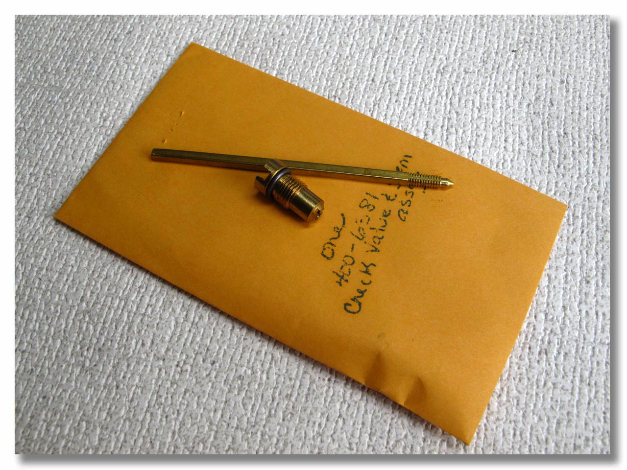 Coleman コールマン 返品不可 チェックバルブ ＆ ステム 短ステム