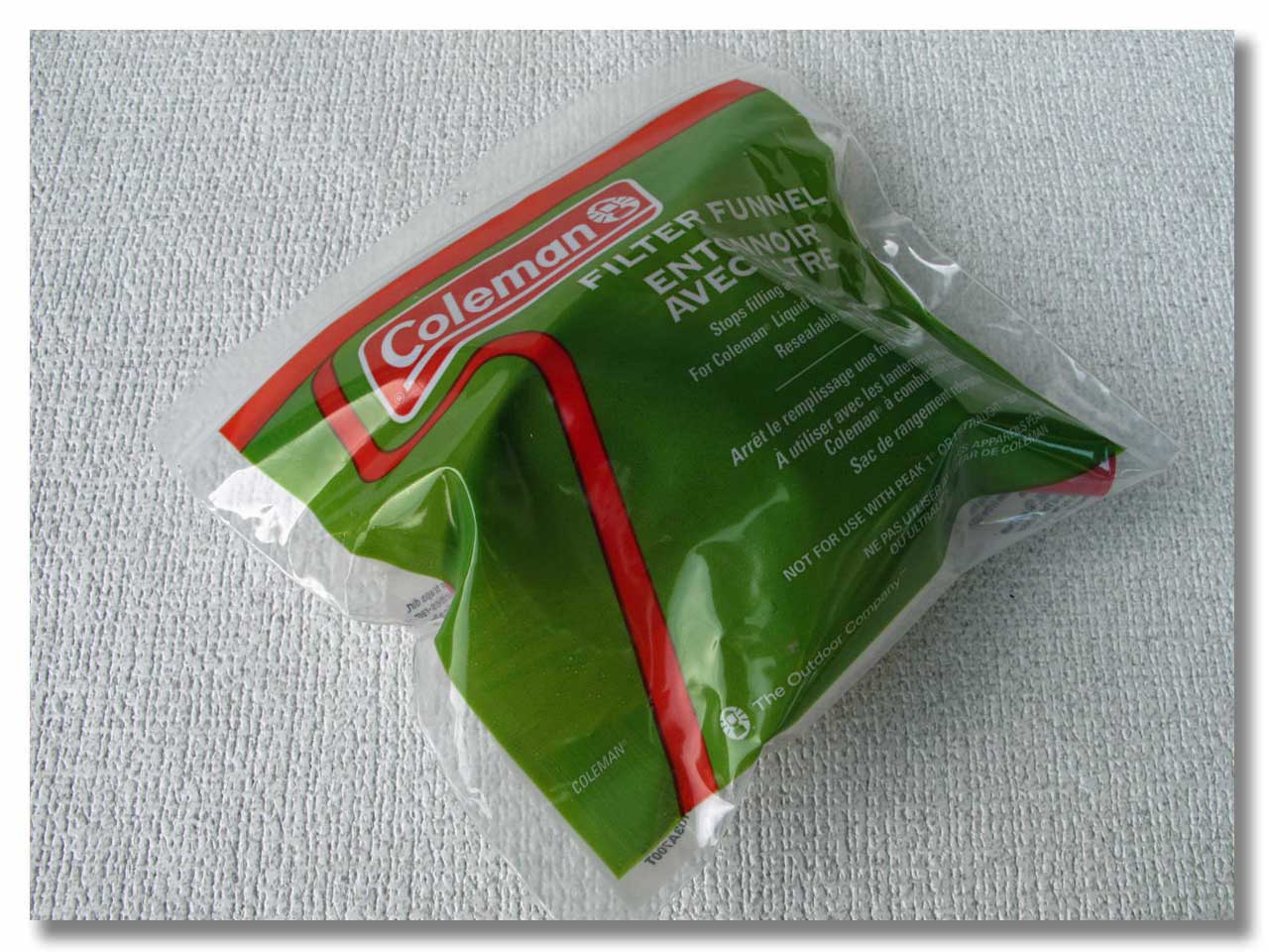 Coleman コールマン 給油には必携 純正フィルターファンネル