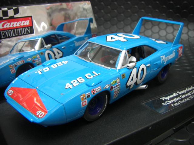 Carrera Evolution 1/32 ｽﾛｯﾄｶｰ ◇'70 Plymouth SuperBird #40 