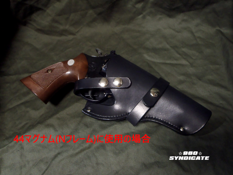 製作予約受付】滝本タイプ4インチリボルバー用ヒップホルスター