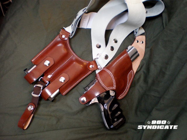 製作予約受付】ベイシティ GM用ショルダーホルスターHタイプ | K.M.R.