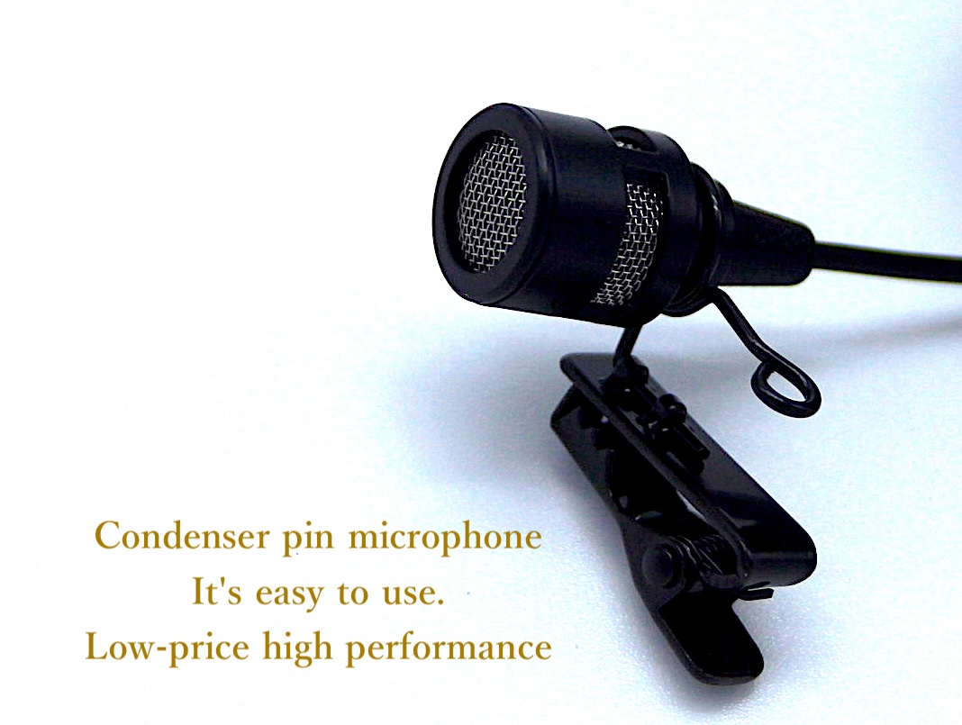 8022e新型黒ピンマイク2個＋ハーフサイズチューナーセット | soundpure