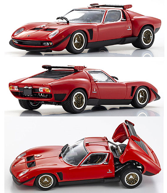 KS03203R ランボルギーニ イオタ SVR（レッド/ブラック） | ミニカー