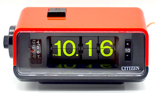 CITIZEN デジタル電気時計『ハイリーフ・カーチス』外箱付 昭和40年代