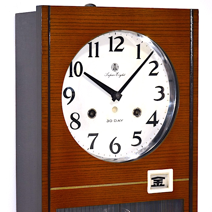 愛知時計 Super Eight 30DAY 曜日表示付 昭和30年代後半頃【W351