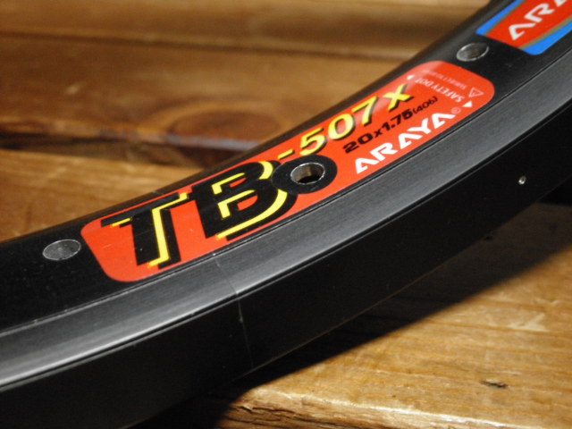 アラヤ TB-507X BMX リム 20x1.75 | オールドBMXパーツ ◇◇◇ 輝輪業