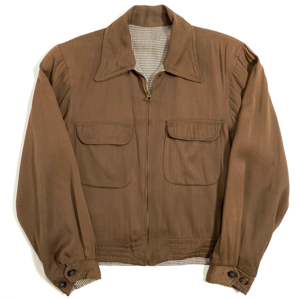 50s WINDBREAKER GABARDINE JACKET. | 古着屋【True vintage